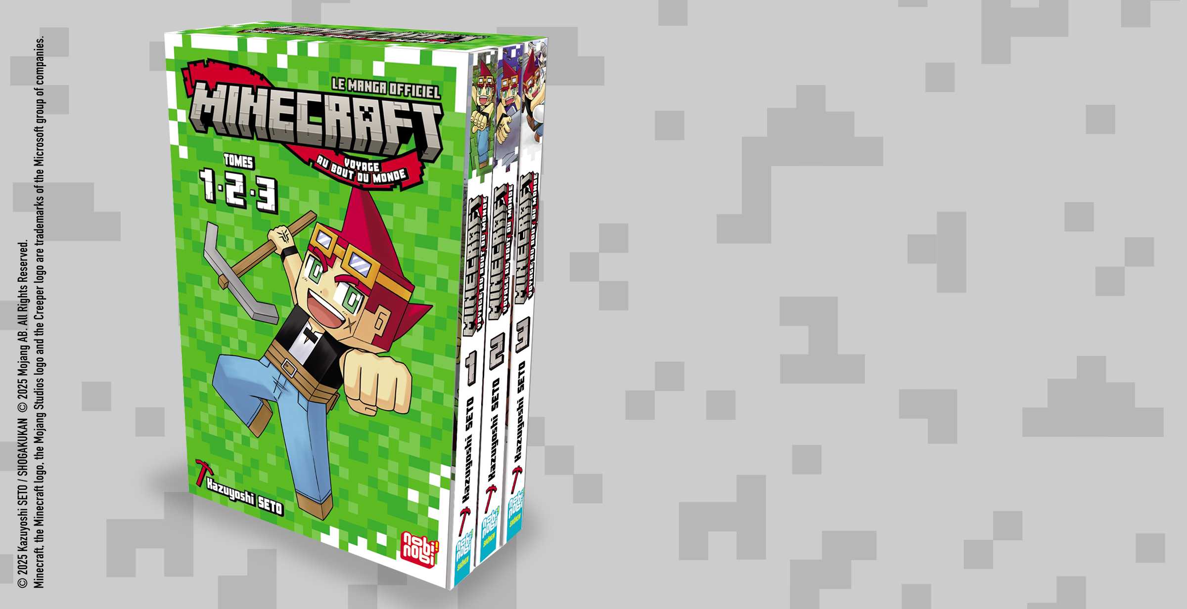 Slider Coffret Minecraft