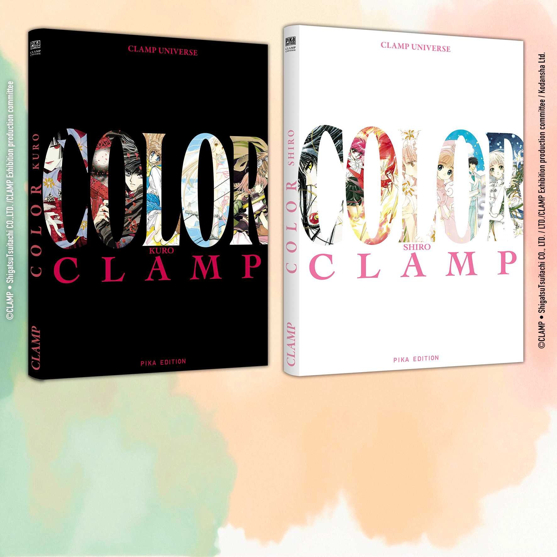 Slider mobile CLAMP Color artbook 