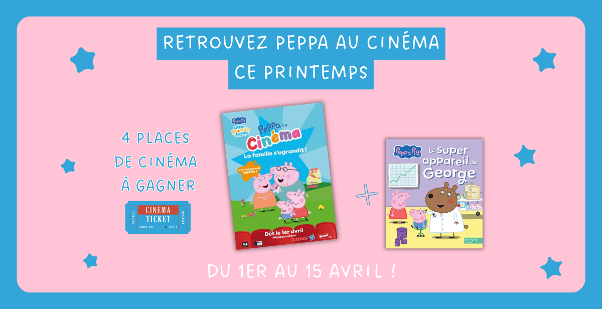 Retrouvez Peppa au cinéma !