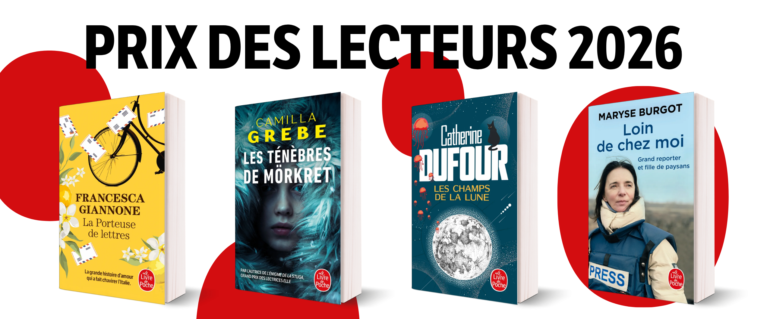 Prix des lecteurs 2026 du Livre de Poche