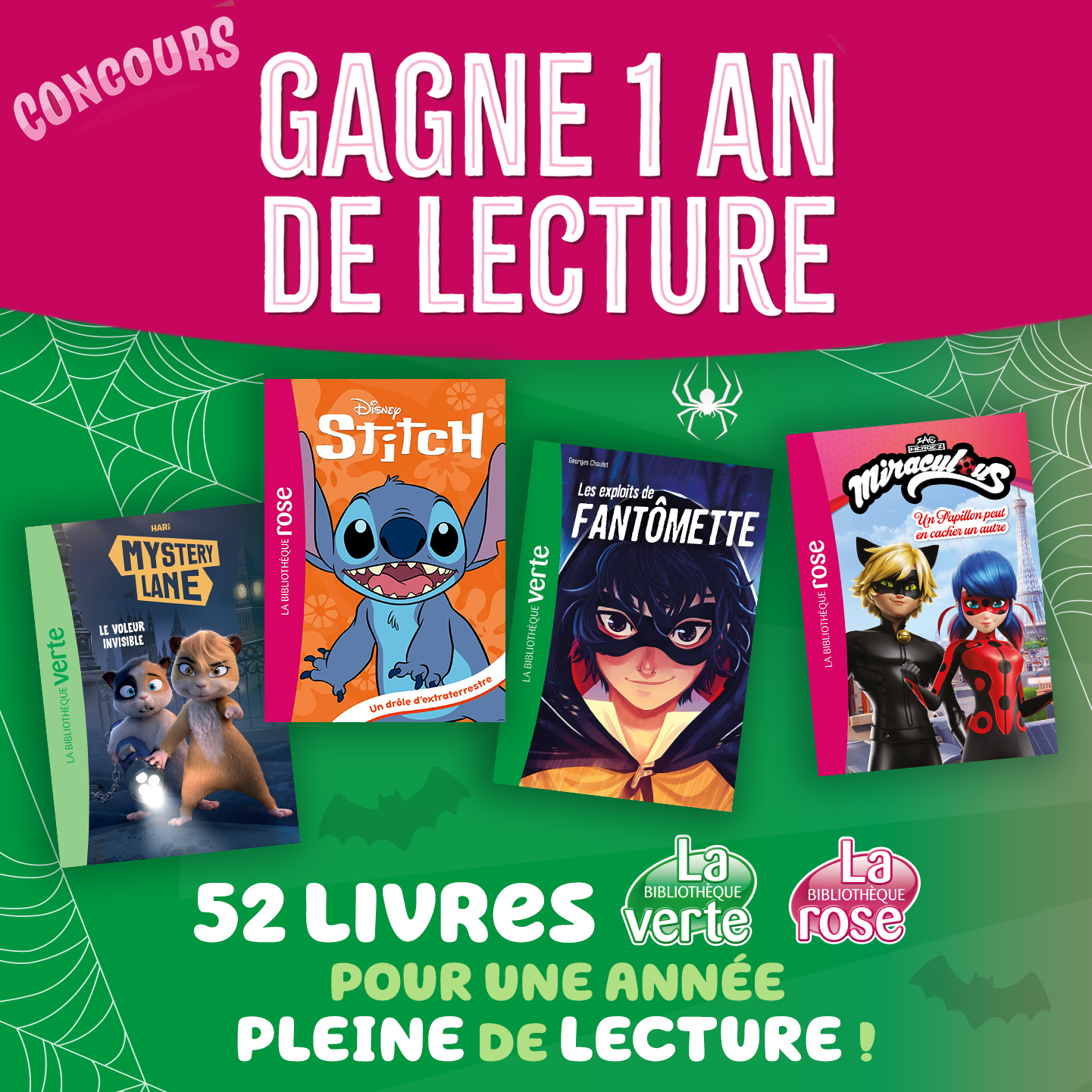 Concours Lis Avec La Bibliothèque Rose Et Verte mobile
