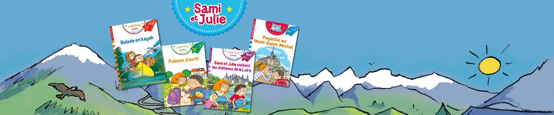Les premières lectures de printemps de la collection Sami et Julie