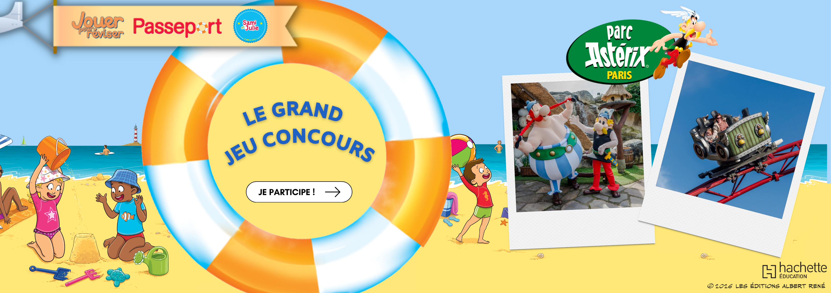 Le grand jeu concours 2026 Astérix x Hachette Educ