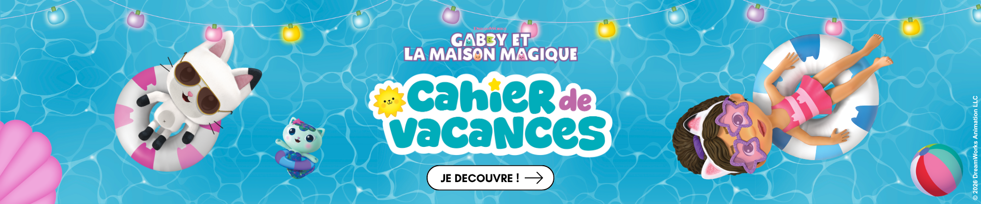 Les cahiers de vacances Gabby et la maison magique
