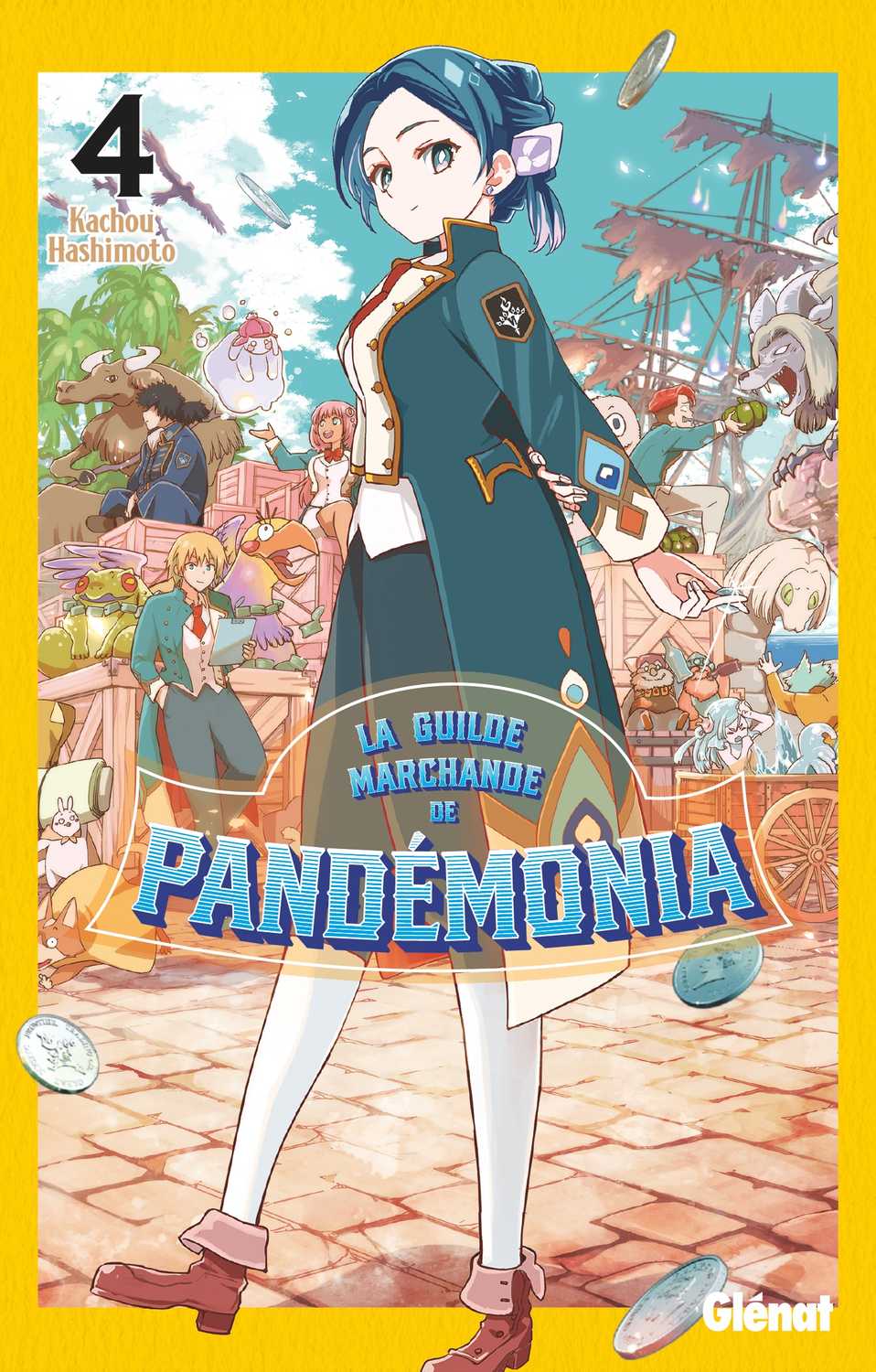 Couverture La Guilde marchande de Pandémonia Tome 4 Kachou Hashimoto Glénat