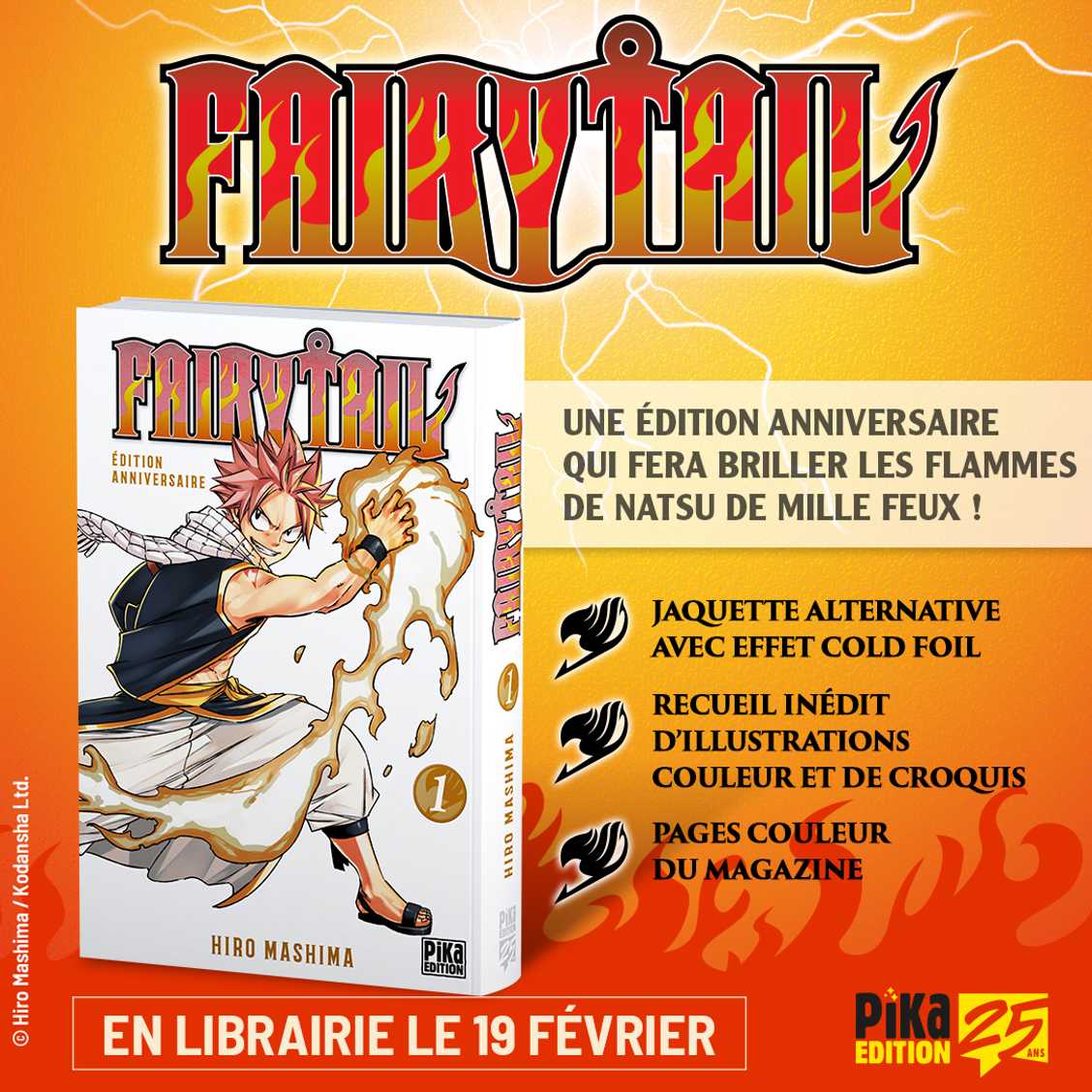 25 ans de mangas : une édition spéciale pour Fairy Tail ! | Pika