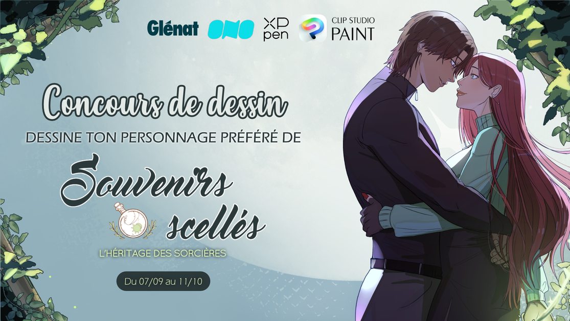 Souvenirs Scellés - Dessine ton personnage préféré ! | Éditions Glénat