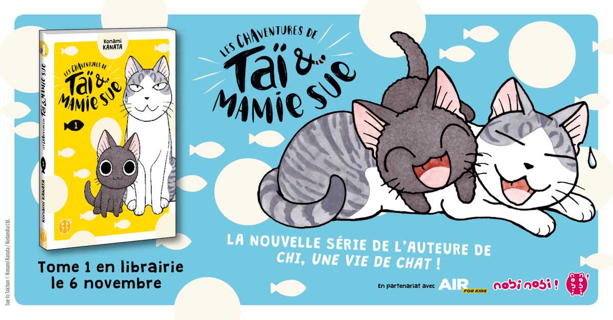 Les chaventures de Taï et Mamie Sue, le manga le plus mignon de la fin