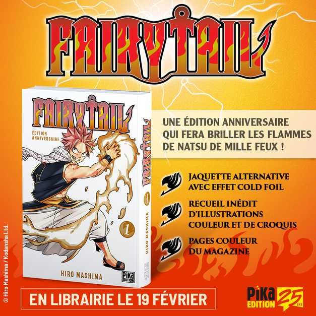FAIRY TAIL メタルプレート フランスPika Edition 25周年 FAIRY TAIL メタルプレート フランスPika Edition 25周年 | Fairy Tail