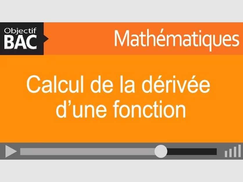 Mathématiques STI2D - Calcul de la dérivée d’une fonction | Hachette ...