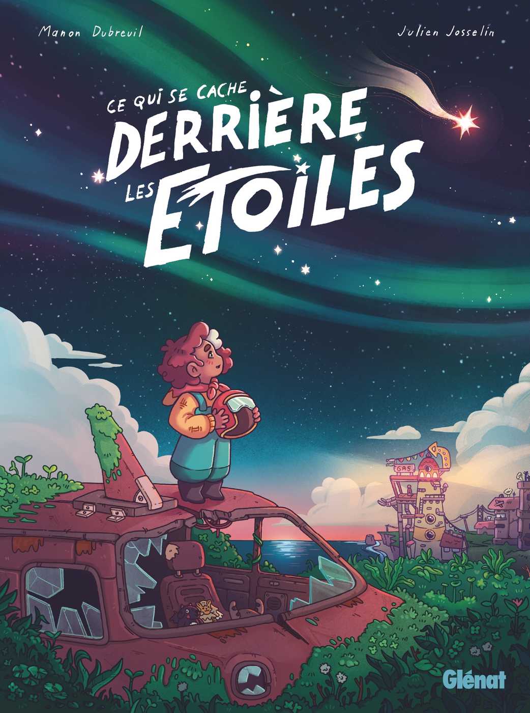 Couverture Ce qui se cache derrière les étoiles Josselin Dubreuil Glénat