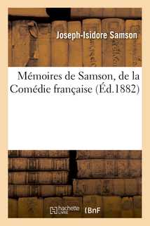 Mémoires de Samson, de la Comédie française