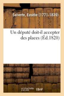 Un député doit-il accepter des places