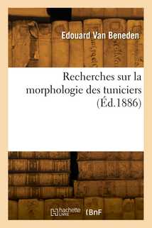 Recherches sur la morphologie des tuniciers