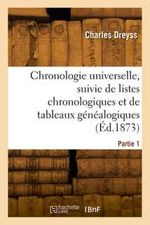 Chronologie universelle. Partie 1