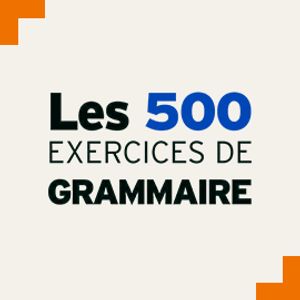 Les 500 exercices de grammaire