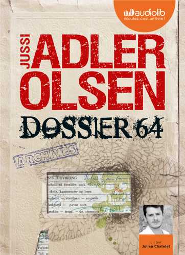 Dossier 64 - La quatrième enquête du département V (Livre audio