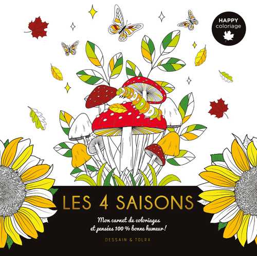 Happy coloriage Les 4 saisons (Grand format - Broché 2025), de ...