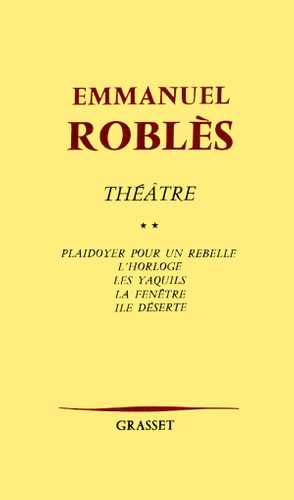 Théâtre T02 (Grand format - Autre 1987), de Emmanuel Roblès | Grasset