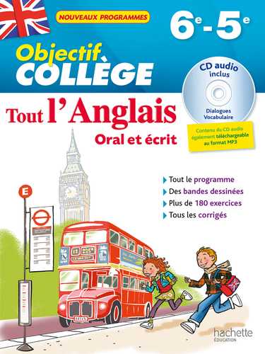 OBJECTIF Collège - Tout l'Anglais 6e-5e (Grand format - Broché 2016 ...