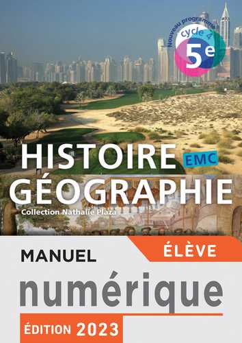 Histoire-Géographie-EMC cycle 4 / 5e - Manuel numérique élève - éd