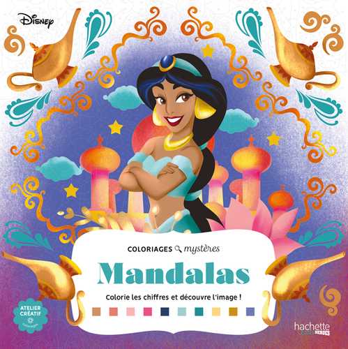 Couverture — Grand carré mystères Disney - Mandalas
