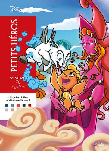 Couverture — Coloriages Mystères Disney - Petits héros