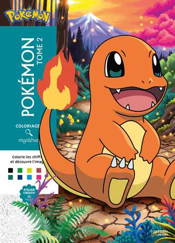 Couverture — Coloriages Mystères - Pokémon Tome 2