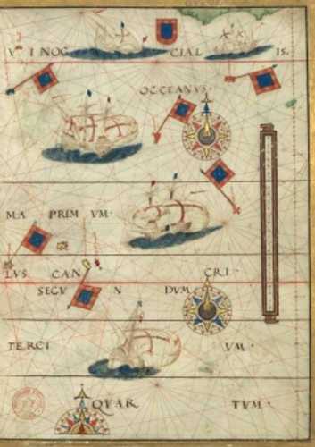 Carnet ligné Atlas nautique du monde Miller 2, 1519