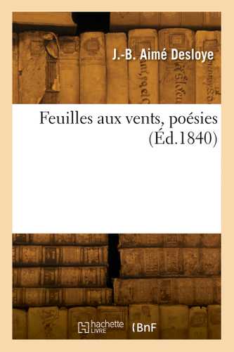 Feuilles aux vents, poésies
