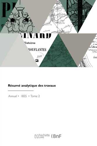 Résumé analytique des travaux