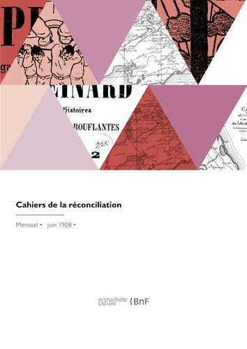 Cahiers de la réconciliation
