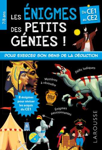 Les énigmes des petits génies CE1-CE2 (Grand format - Broché 2019