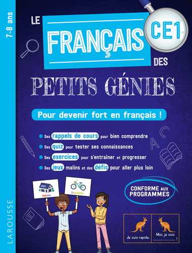 Le FRANCAIS des PETITS GENIES : Tout le CE1 (Grand format - Broché
