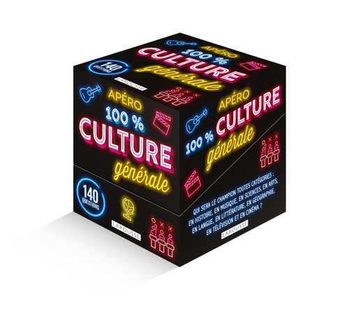 Rollcube Apéro Culture Générale – Années 80 – Jeu De Questions Et Défis Pour Soirées Entre Amis Ou En Famille