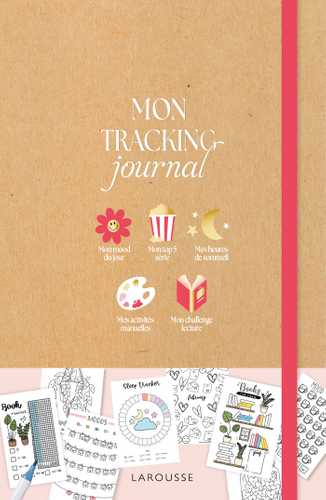Mon tracking journal (Grand format - Cartonné 2025), de  | Éditions Larousse