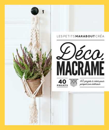 Livre De Patrons Macramé Craft Publications Vol II - Occasion, Niveau Moyen, Motifs Déco Maison