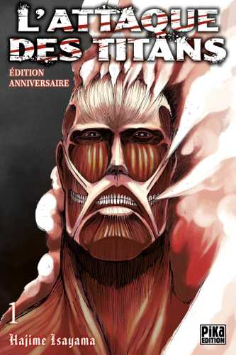 L'Attaque des Titans T01 Edition Anniversaire (Poche 2023), de