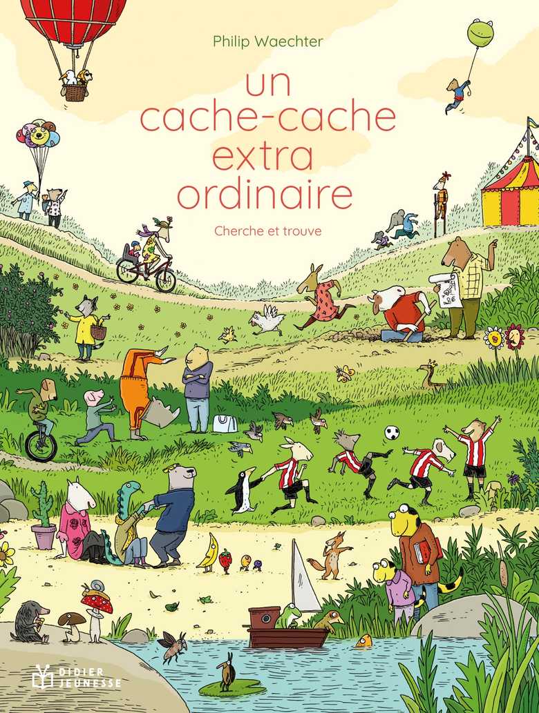 Couverture de l’album Un cache cache extraordinaire, cherche et trouve, Didier Jeunesse