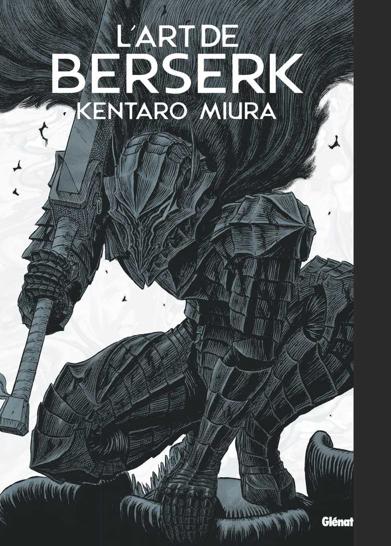 Couverture officielle de L’Art de Berserk, édition standard Glénat de Kentaro Miura