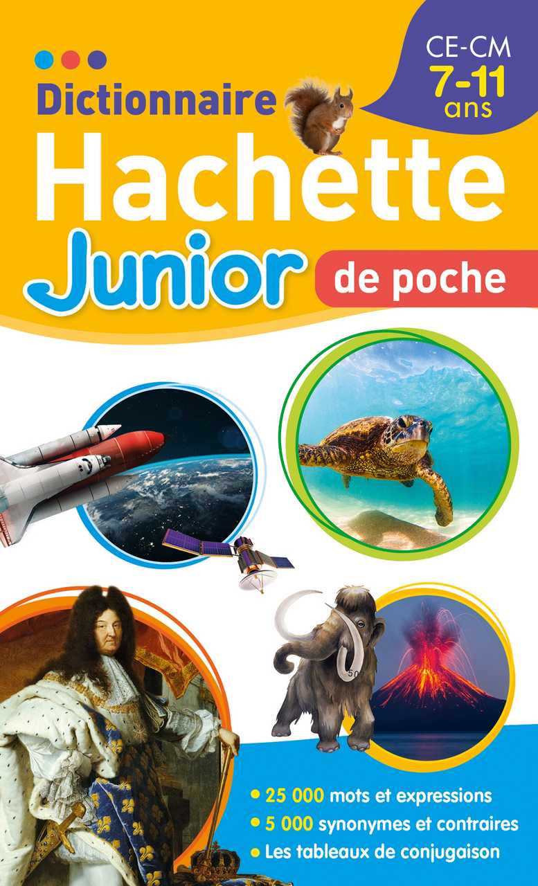 Dictionnaire Hachette Junior de Poche (Grand format - Broché