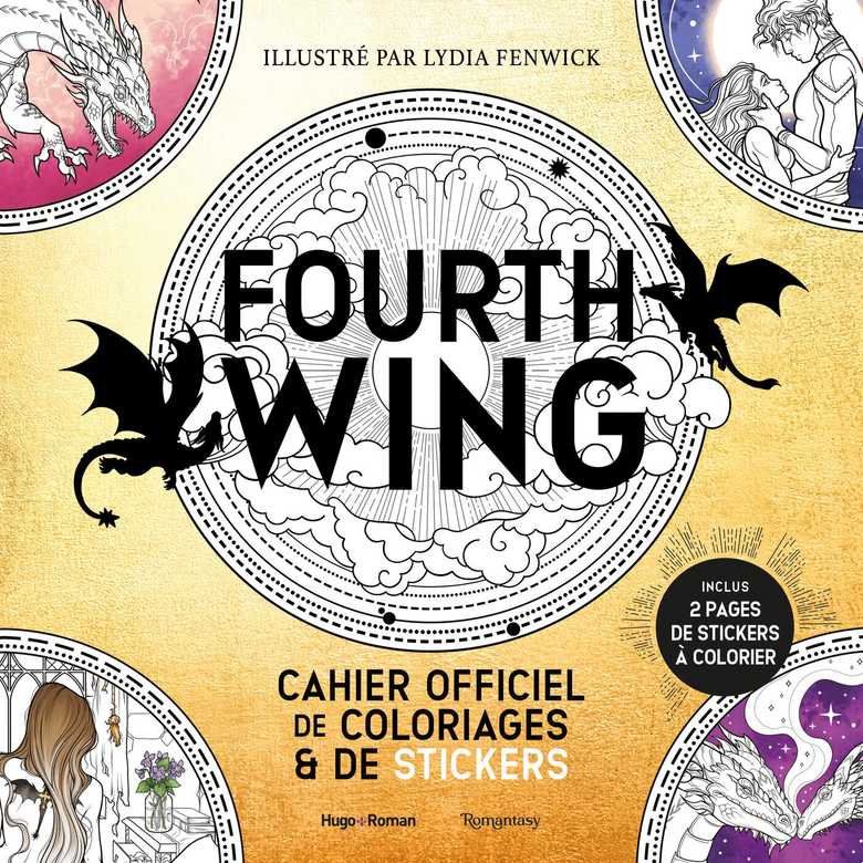 Fourth Wing : Le livre officiel de coloriage et de stickers