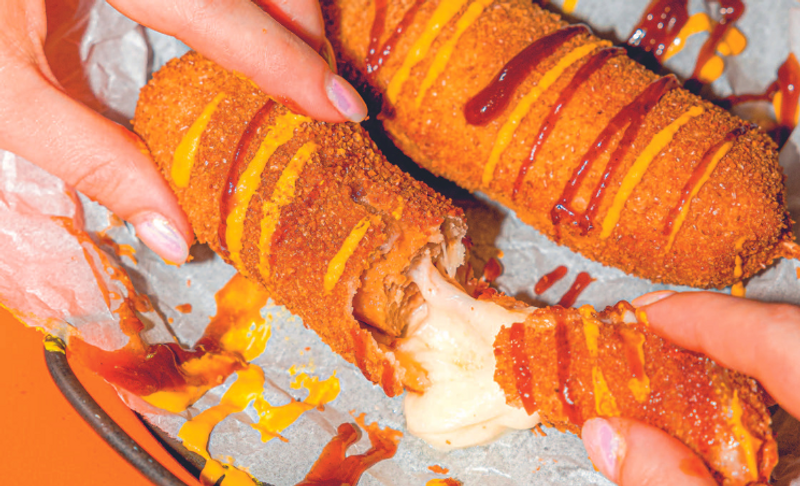 Les veggie corn dogs de Yoc'estJane
