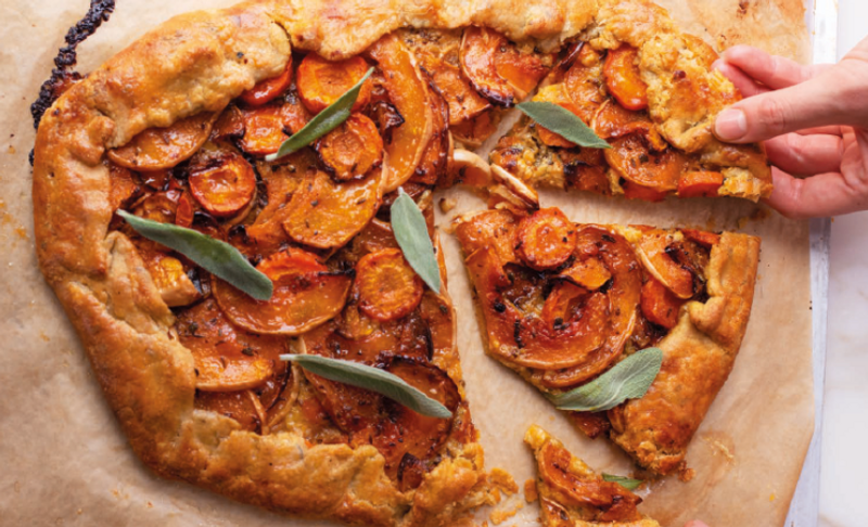 Recette Ottolenghi : galette de butternut, orange et sauge