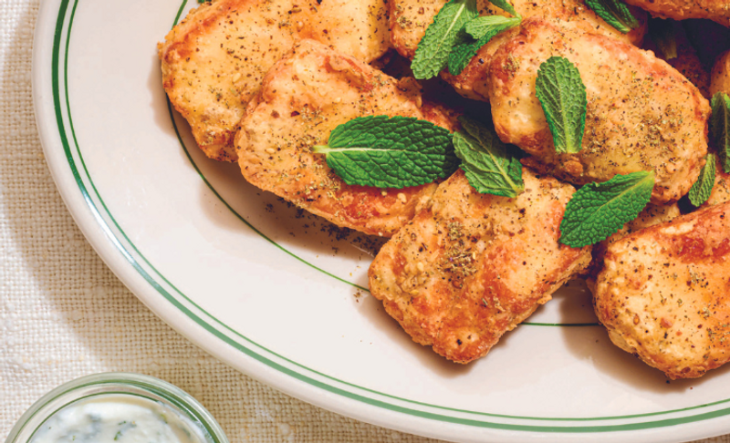 Halloumi frit au zaatar