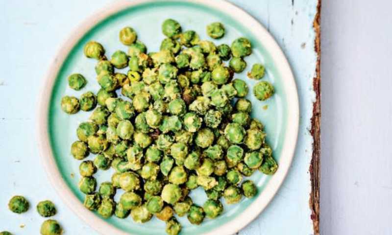 Recette à l'Airfryer : Petits pois croustillants au wasabi