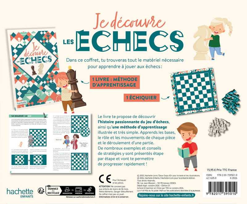 Alnn Fr Code Je découvre les échecs - coffret avec accessoires (Grand format - Autre ...