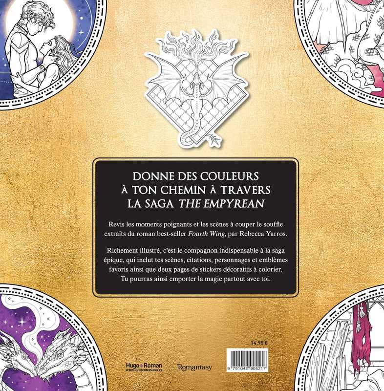 Fourth Wing : Le livre officiel de coloriage et de stickers