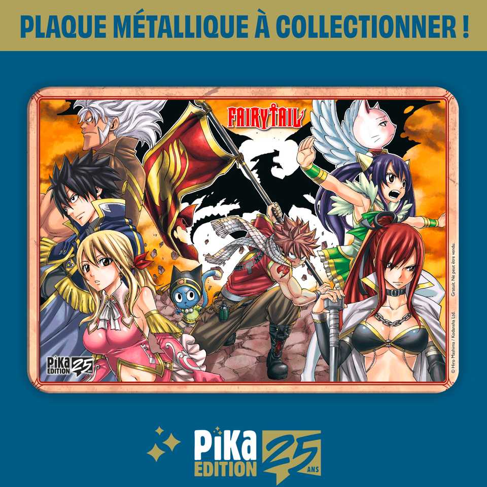 Des plaques métalliques à collectionner pour fêter nos 25 ans