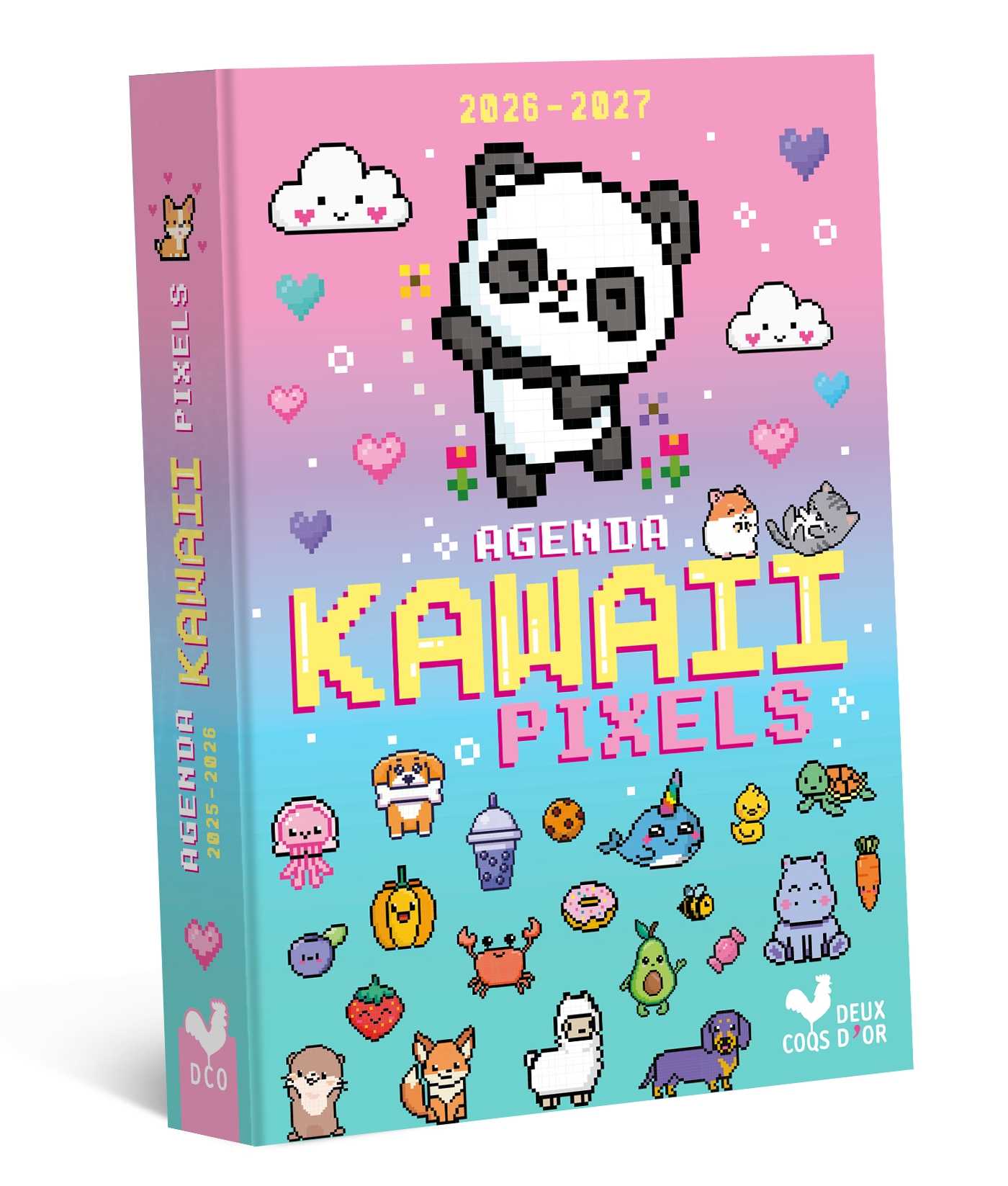 Kawaiiページ Agenda Pixels Kawaii 2026-2027 (Grand format - Integra 2026), de